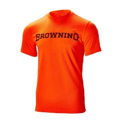 DESTOCKAGE ! T-shirt Browning Teamspirit Orange Blaze