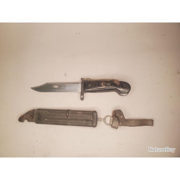 baionnette ak 74 n�1946/4 bakelite