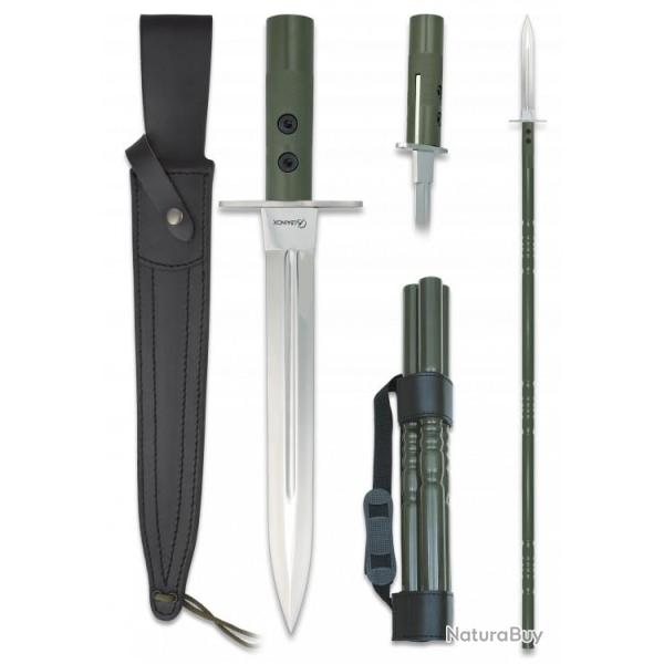 �PIEU DE CHASSE LANCE D�MONTABLE PROFESSIONNEL  LAME DE 30 CM TR�S R�SISTANTE