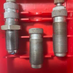 Jeu trois outils 38/357 pour presse de rechargement(2 bonanza et un Lyman)