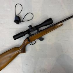 Carabine RAF mod 64 22lr + lunette 4.5-18x44 1� SANS PRIX DE RESERVE