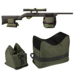Support avant et arri&egrave;re fusil - Sac de sable (Vert arm&eacute;e) (2)