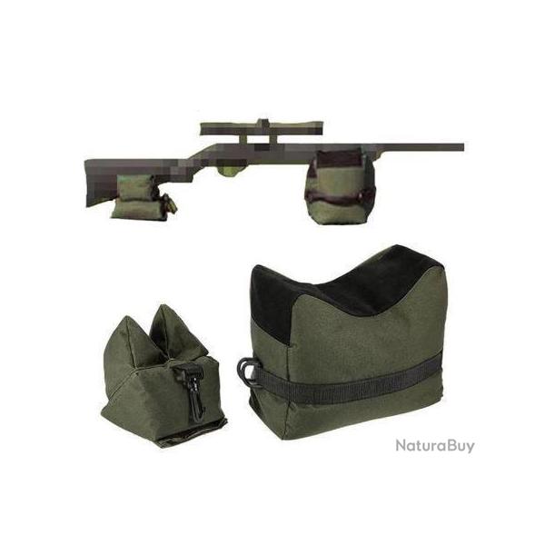 Support avant et arri�re fusil - Sac de sable (Vert arm�e) (2)
