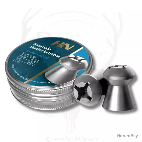 200 plombs Baracuda Hunter Extreme Cal.5.5mm H&N