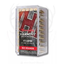 50 balles V-MAX Cal.17HMR 17Grs HORNADY