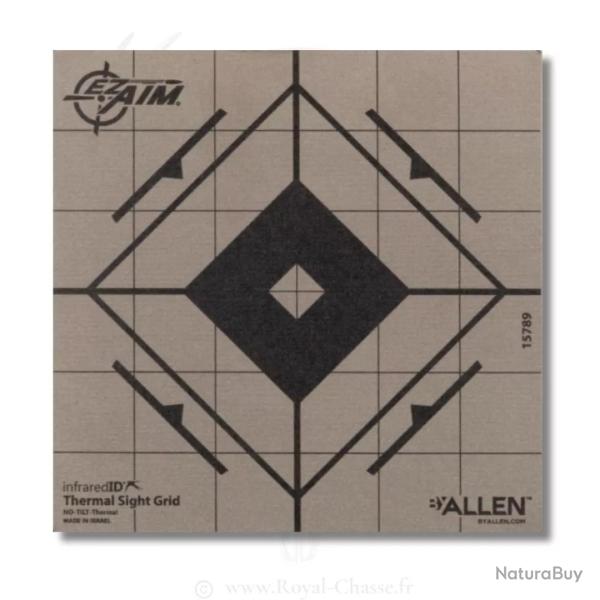1 cible thermique/nocturne EZ Aim 15x15 ALLEN