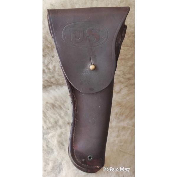 bel �tui cuir original WW2 pour colt 45 dat� 1943