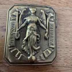 Boucle de ceinturon pour officier fran&ccedil;ais mod&egrave;le 1845 honneur et patrie tbe