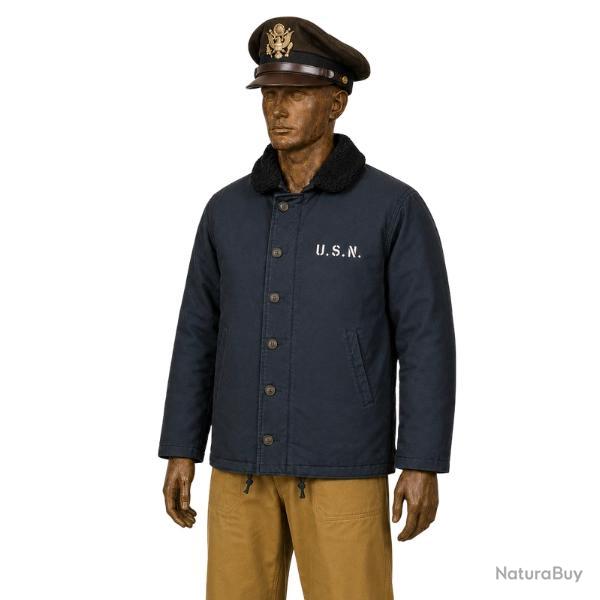 Deck Jacket Bleu Marine WW2 - USN Reproduction 44 (XL)