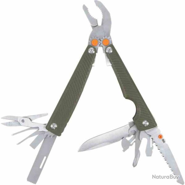 Pince Multitool SOG Tellus MT Lame Acier 440 Manche G10 Vert SOG29060141