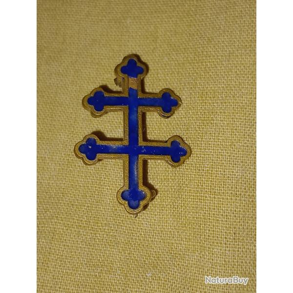 BROCHE CROIX DE LORRAINE