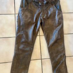 Pantalon en cuire deerhunter