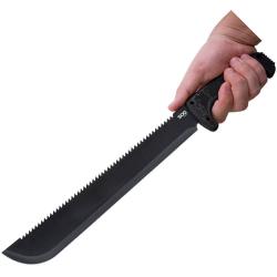 Couteau SOG SOGfari Machette 47cm Lame Acier 2Cr13MoV Manche Kraton Noir &Eacute;tui Nylon SOGMC01N