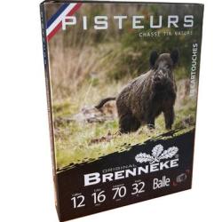 Balle Pisteurs brenneke Cal.12/70mm 32G bo&icirc;te de 10