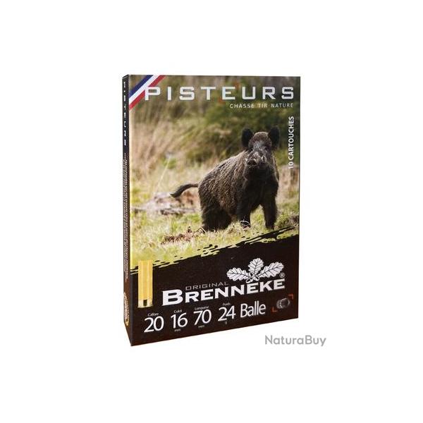 Balle Pisteurs Brenneke Cal.20/70mm 24G bo�te de 10