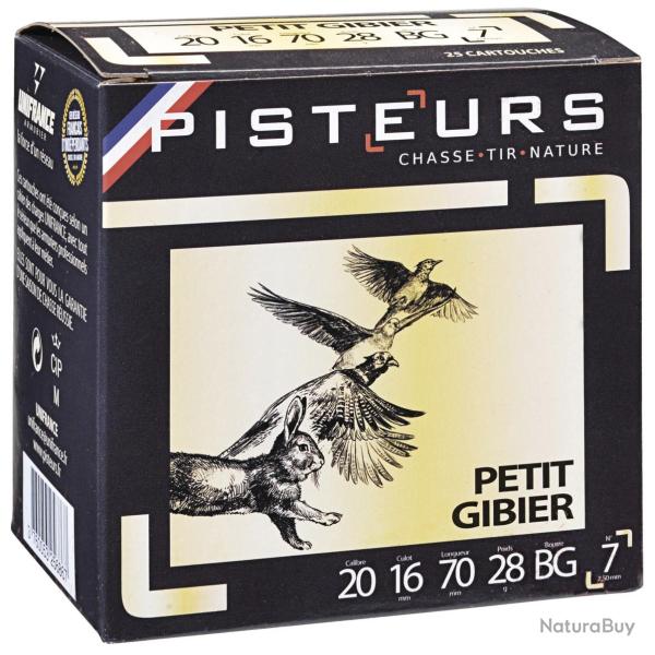 Cartouches Pisteurs petit gibier Cal.20/70mm N�4 28G bourre grasse bo�te de 25