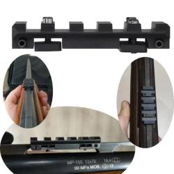 Promo !!!  adaptateur 8 slots pour bande ventil&eacute;e de fusil + 12 visses de rechange