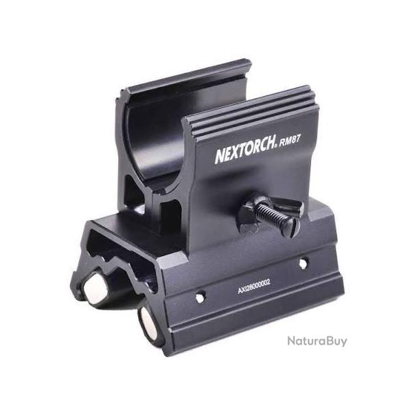 Montage NEXTORCH RM87 magn�tique pour lampe sur canon de 23 � 26.5mm