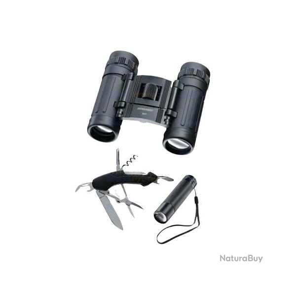 Ensemble ALPINA SPORT outdoor set (lampe-torche/ jumelle/ couteau suisse)