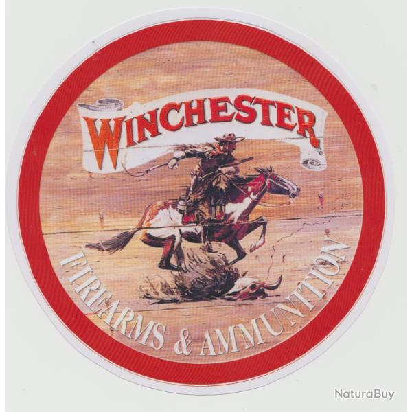 AUTOCOLLANT WINCHESTER ROND