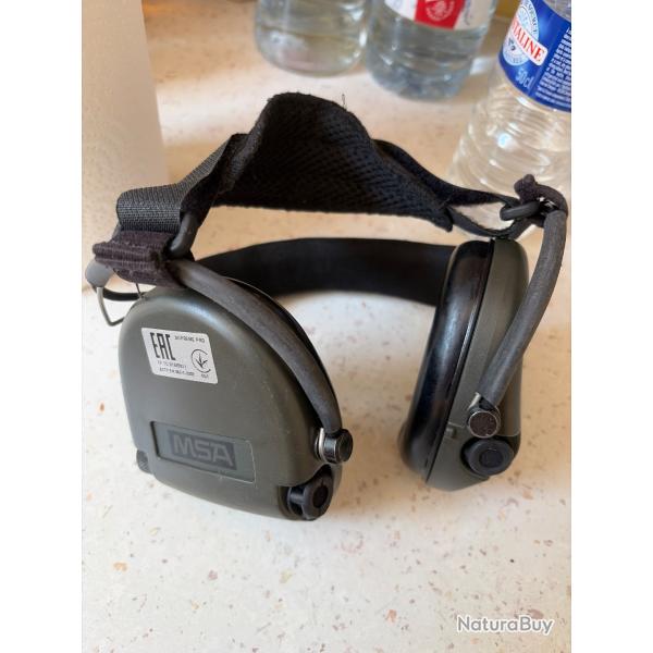 CASQUE ANTI-BRUIT ELECTRONIQUE SUPREME PRO-X- MSA SORDIN
