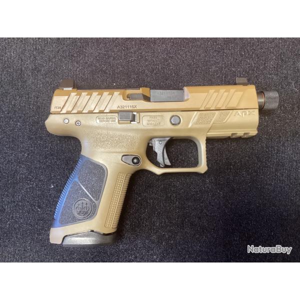 DESTOCKAGE !!! Beretta APX A1 compact FDE calibre 9x19