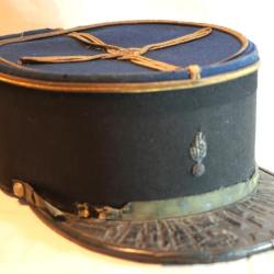 ARM&Eacute;E FRAN&Ccedil;AISE GENDARMERIE - K&eacute;pi ancien mod&egrave;le - en l'&eacute;tat - taille 55   - WWII - ref COU24KP001