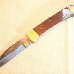beau couteau pliant &agrave; cran d'arr&ecirc;t - Canif - en bon &eacute;tat - ref EBR24CAN001