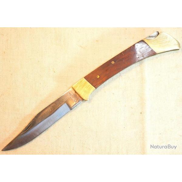 beau couteau pliant � cran d'arr�t - Canif - en bon �tat - ref EBR24CAN001
