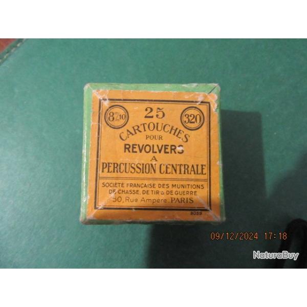 25 CARTOUCHES COLLECTION CALIBRE 320