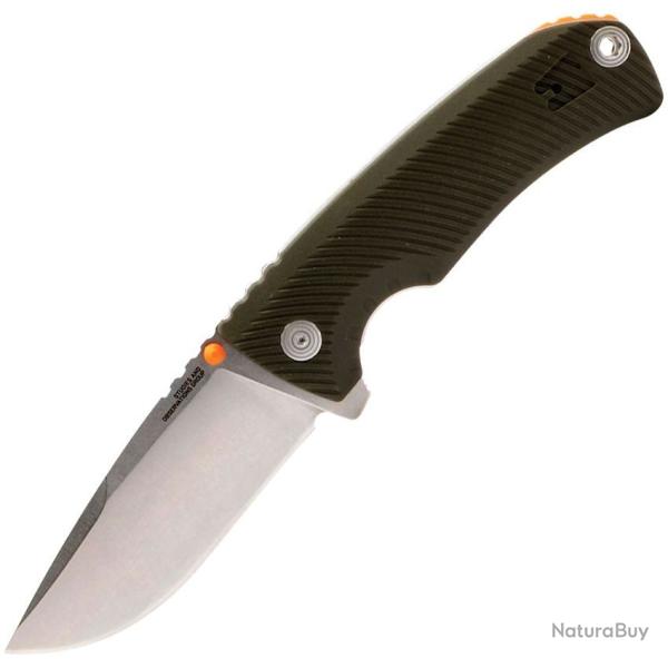 Couteau SOG Tellus Lame Acier 440C Manche GRN Vert Framelock SOG14060143