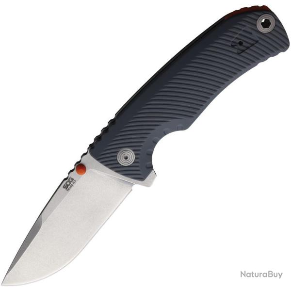 Couteau SOG Tellus FLK Lame Acier 440C Manche GRN Gris Loup Framelock SOG14060243