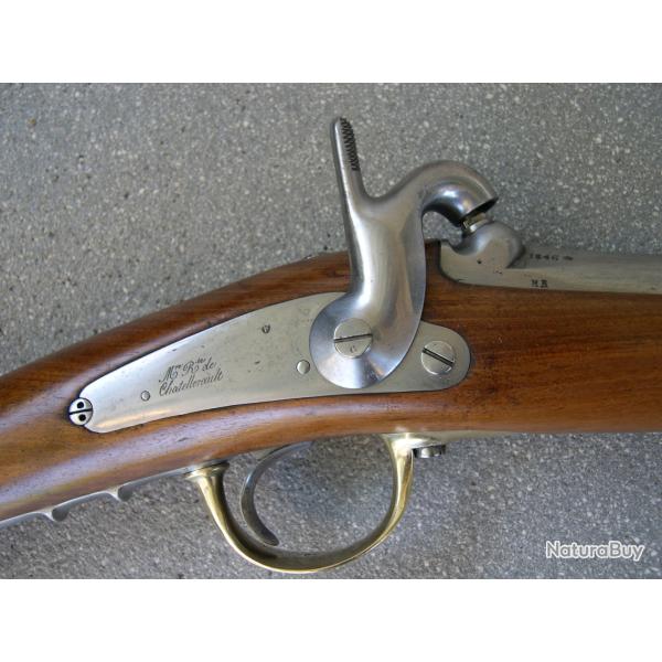 EXCEPTIONNEL Mousqueton 1842 de Gendarmerie Troupe � Pied et � Cheval.