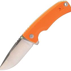 Couteau SOG Tellus FLK Lame Acier 440C Manche GRN Orange Framelock SOG14060343