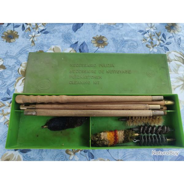 Kit nettoyage fusil avec 2 lots de baguettes