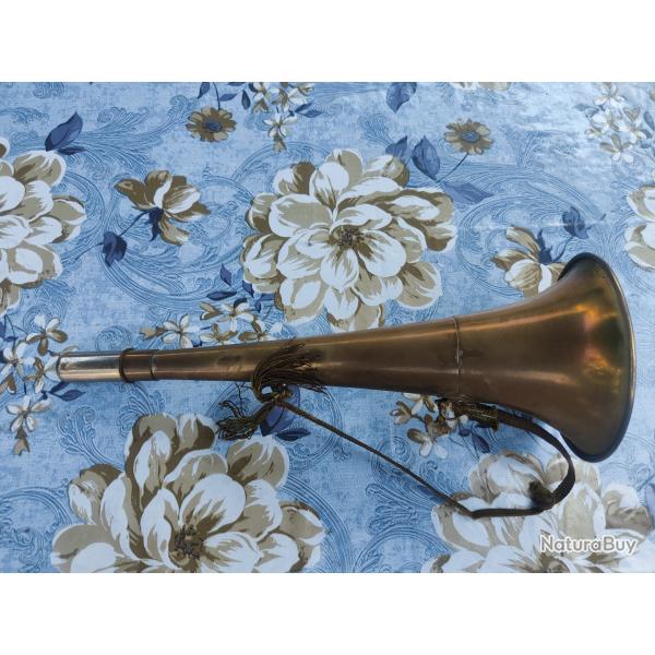 Trompe de chasse fonctionnelle en laiton