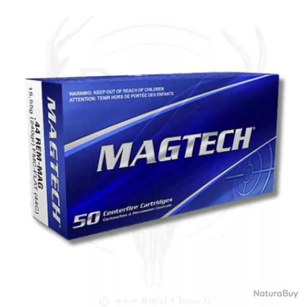 50 balles FMJ FLAT Cal. 44 Rem Mag MAGTECH