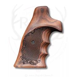 Poign&eacute;e bois repose pouce pour Revolver Smith Wesson Carcasse N MBT
