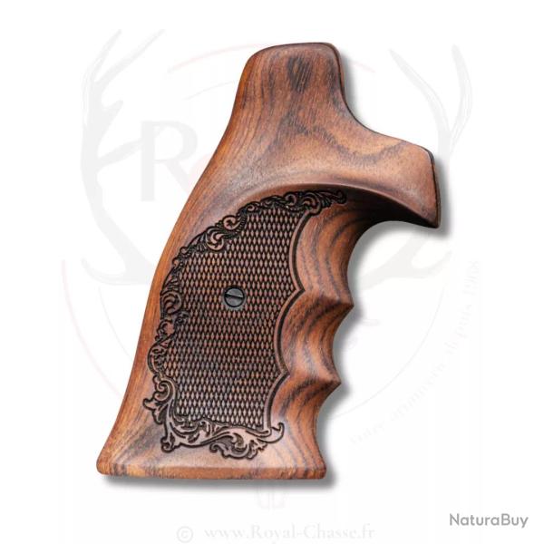 Poign�e bois repose pouce pour Revolver Smith Wesson Carcasse N MBT