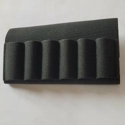CARTOUCHIERE  de  CROSSE de FUSIL  Cal 12 ou 16 ou 20  En tissu &eacute;lastique     Pour 8 cartouches