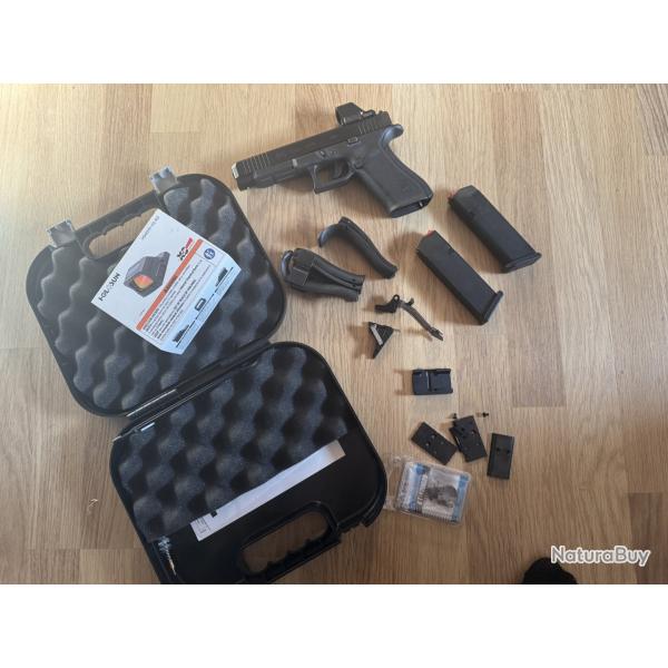 Glock 34 Gen5 MOS - 9x19 mm - Glock Performance Trigger - Holosun HS407C