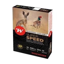 BOITE DE 10 CARTOUCHES WINCHESTER SUPER SPEED 28G BOURRE JUPE CAL.20/70 PLOMB 4 NICKEL&Eacute;
