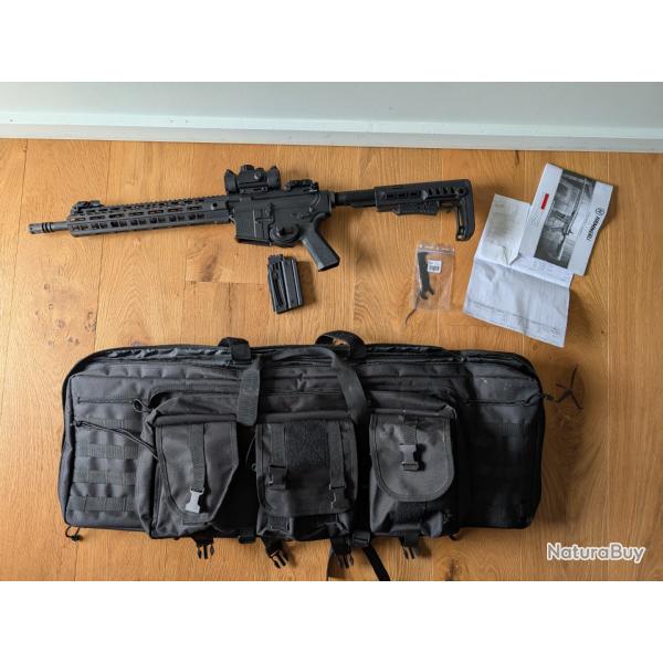 Carabine semi Automatique 22LR Hammerli TAC R1 + Housse + point rouge + verrou de pontet