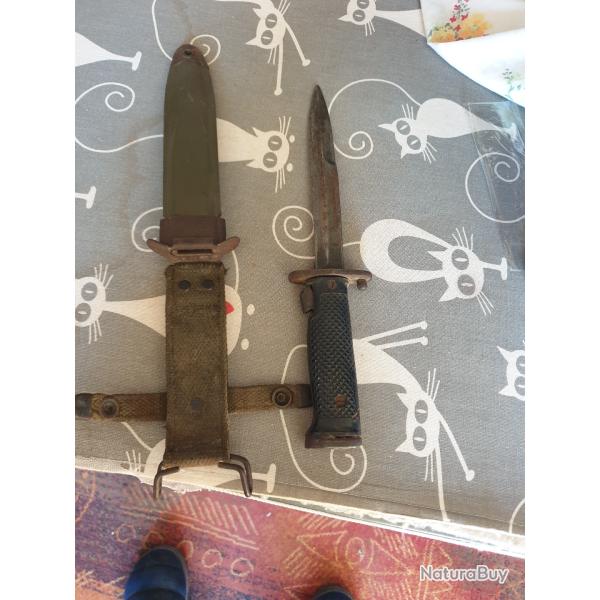 ba�onnette am�ricaine M6 (accompagn�e de son fourreau USM8A1),