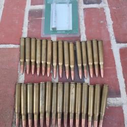 30 balles NORMA calibre 7X64 plus douille amortisseur