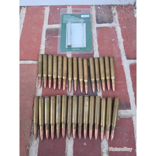 30 balles NORMA calibre 7X64 plus douille amortisseur