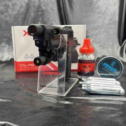 Pack laser pr&ecirc;t &agrave; tirer PISTOLET "SA10" - CO2, CAL BB/4.5MM ET 4.5MM PLOMB - Umarex