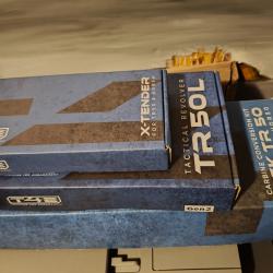PACK Revolver de d&eacute;fense T4E TR50 Laser GEN2 13 joules Umarex avec kit CCK + Xtender