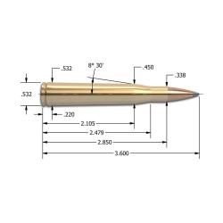Douilles Nosler Cal. 300 H&H x25