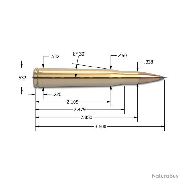 Douilles Nosler Cal. 300 H&H x25